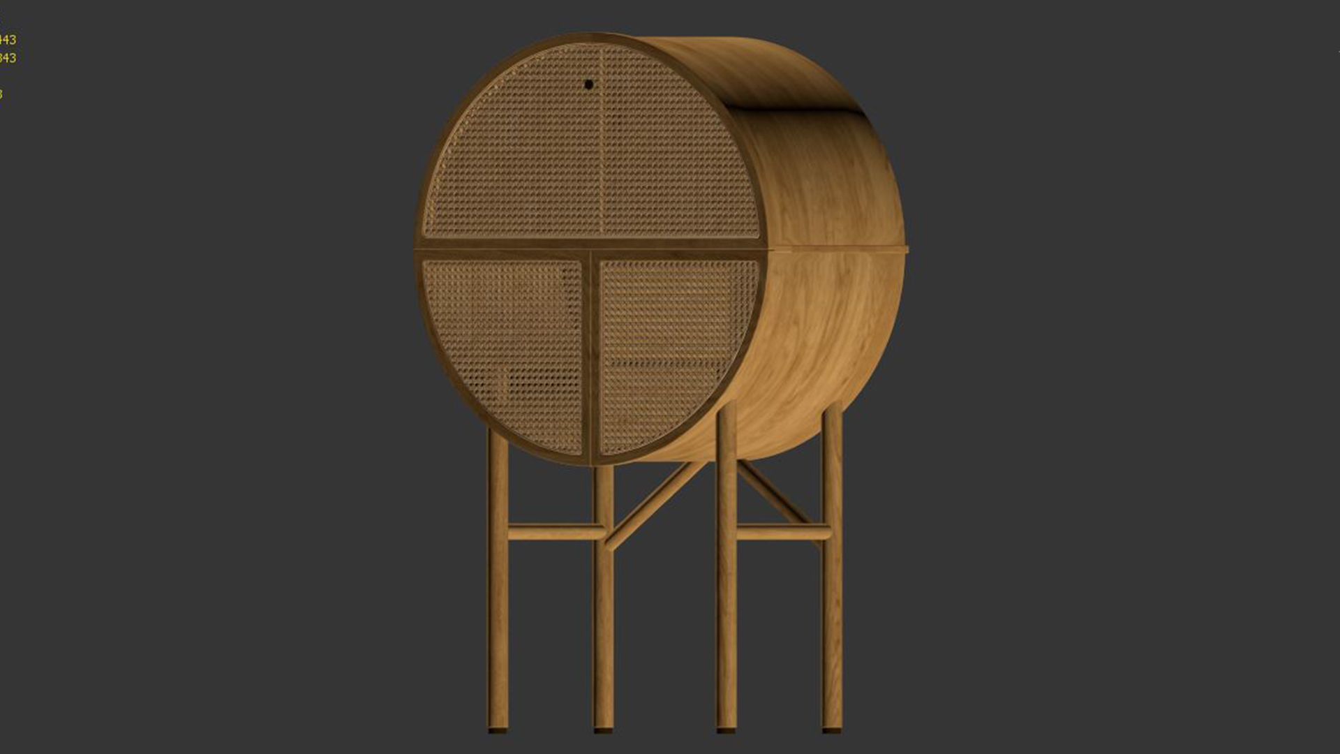 Ankhara Bureau Desk 3D model_3