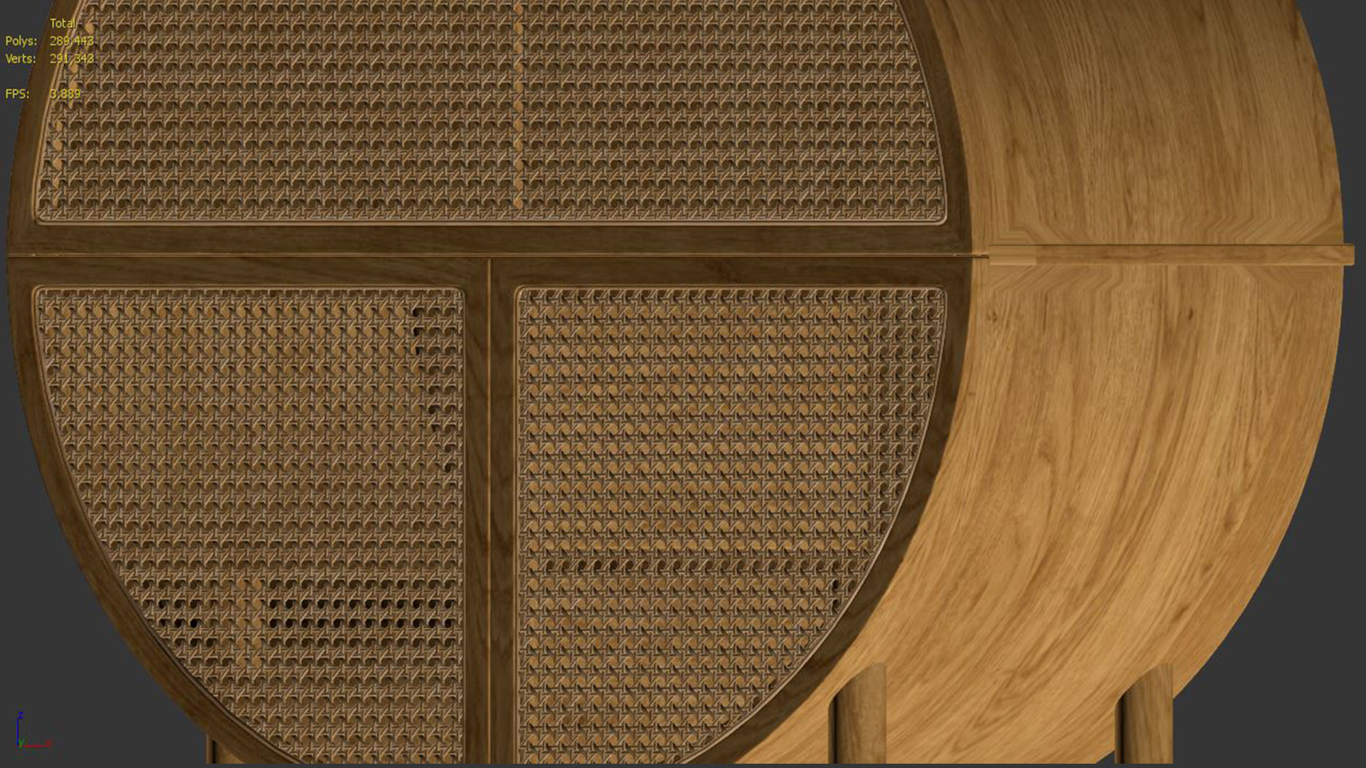 Ankhara Bureau Desk 3D model_4