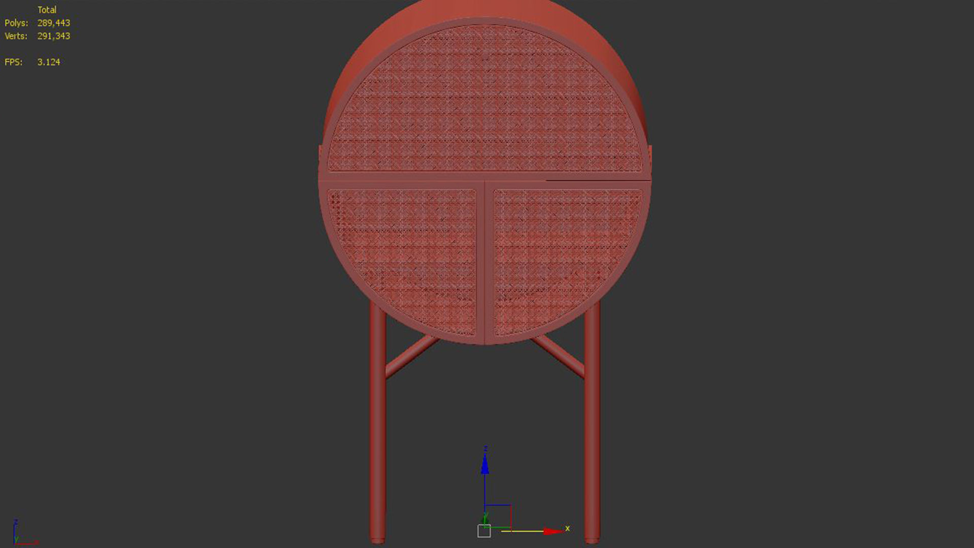Ankhara Bureau Desk 3D model_5