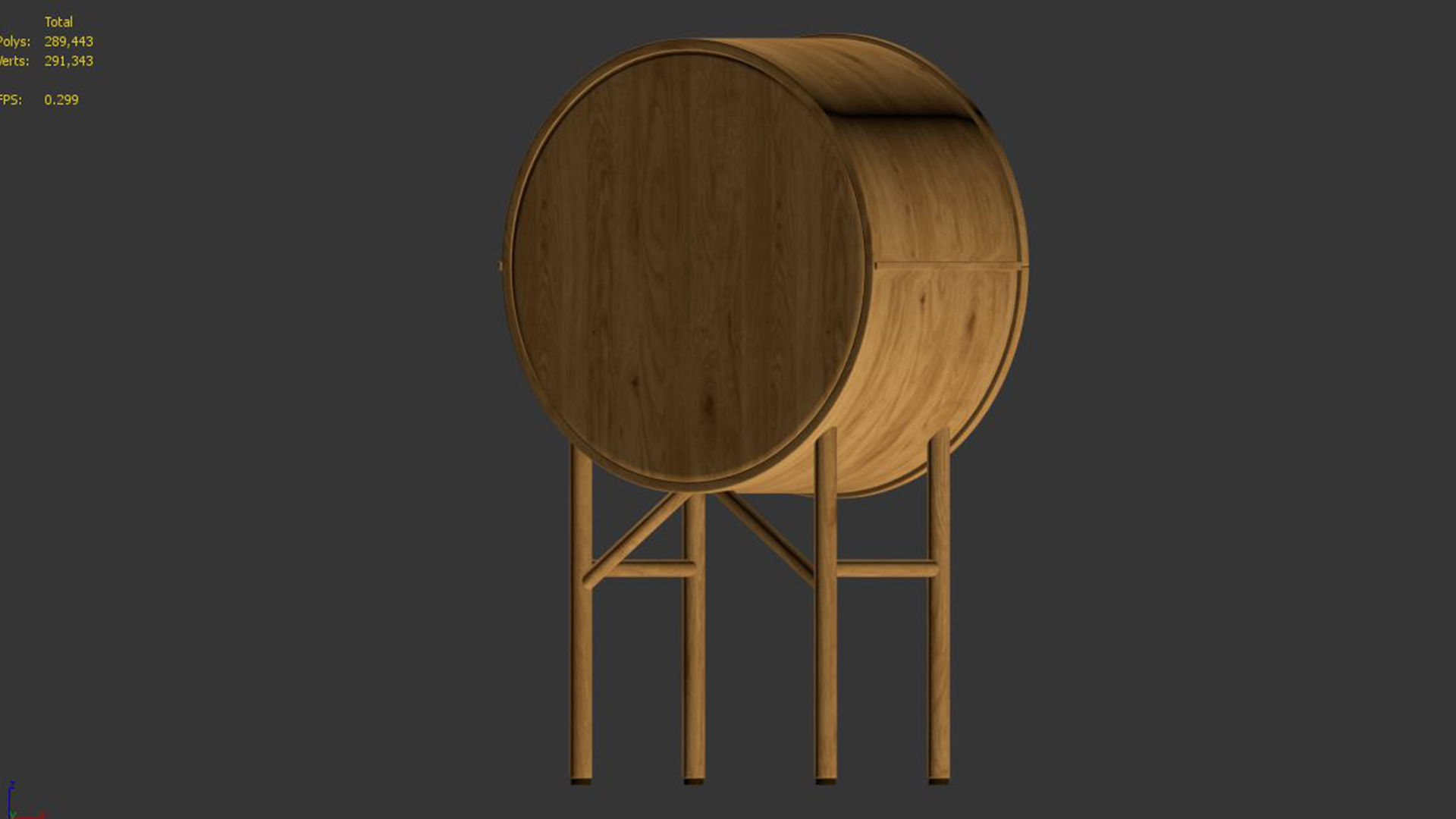 Ankhara Bureau Desk 3D model_2
