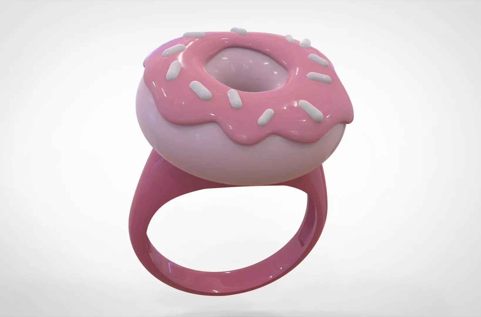 Doughnut Ring Free 3D print model