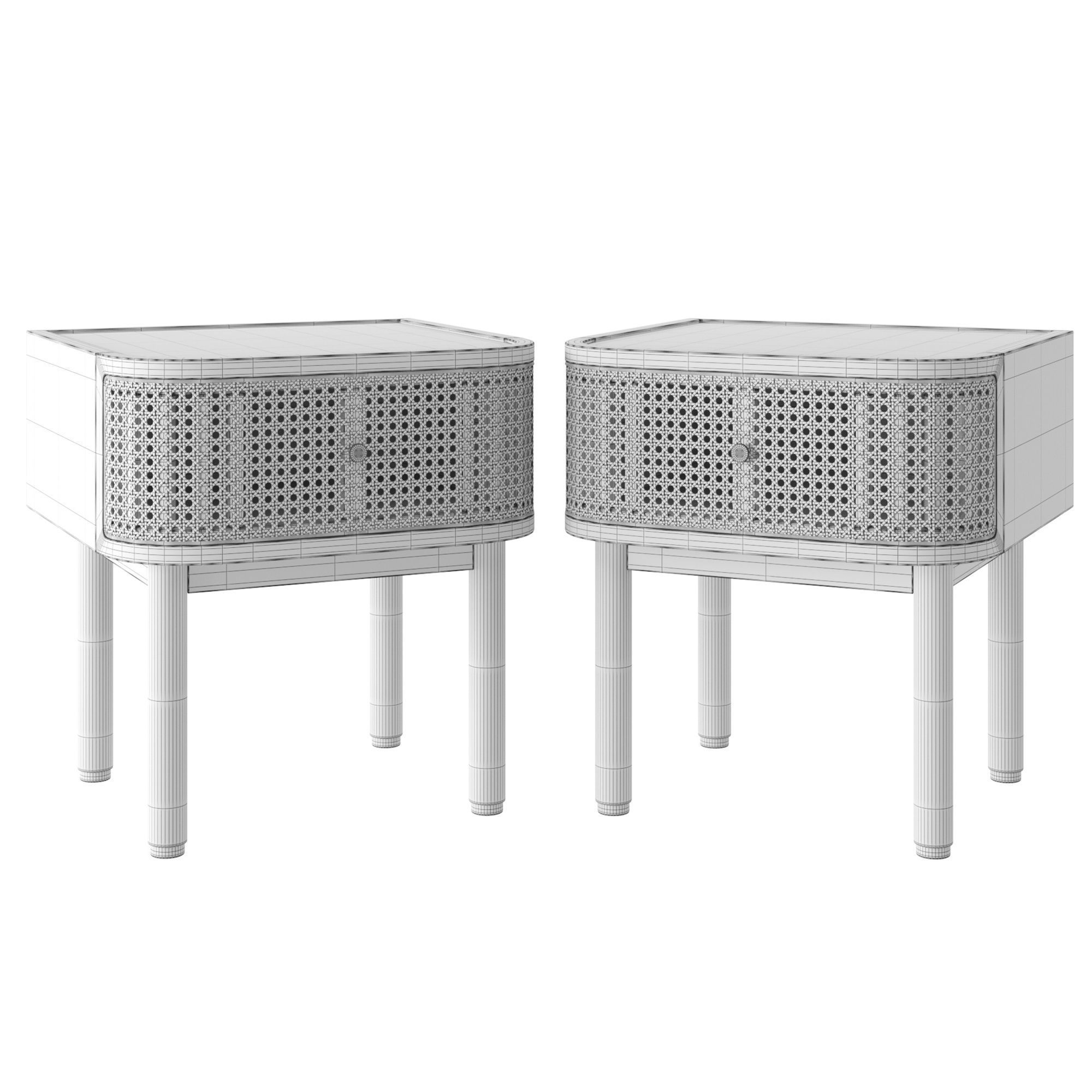 Ankhara Bedside Table 3D model_1