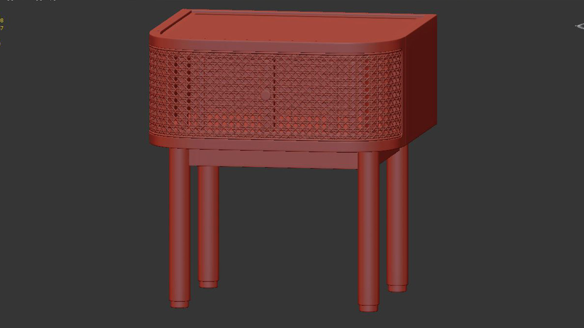 Ankhara Bedside Table 3D model_3