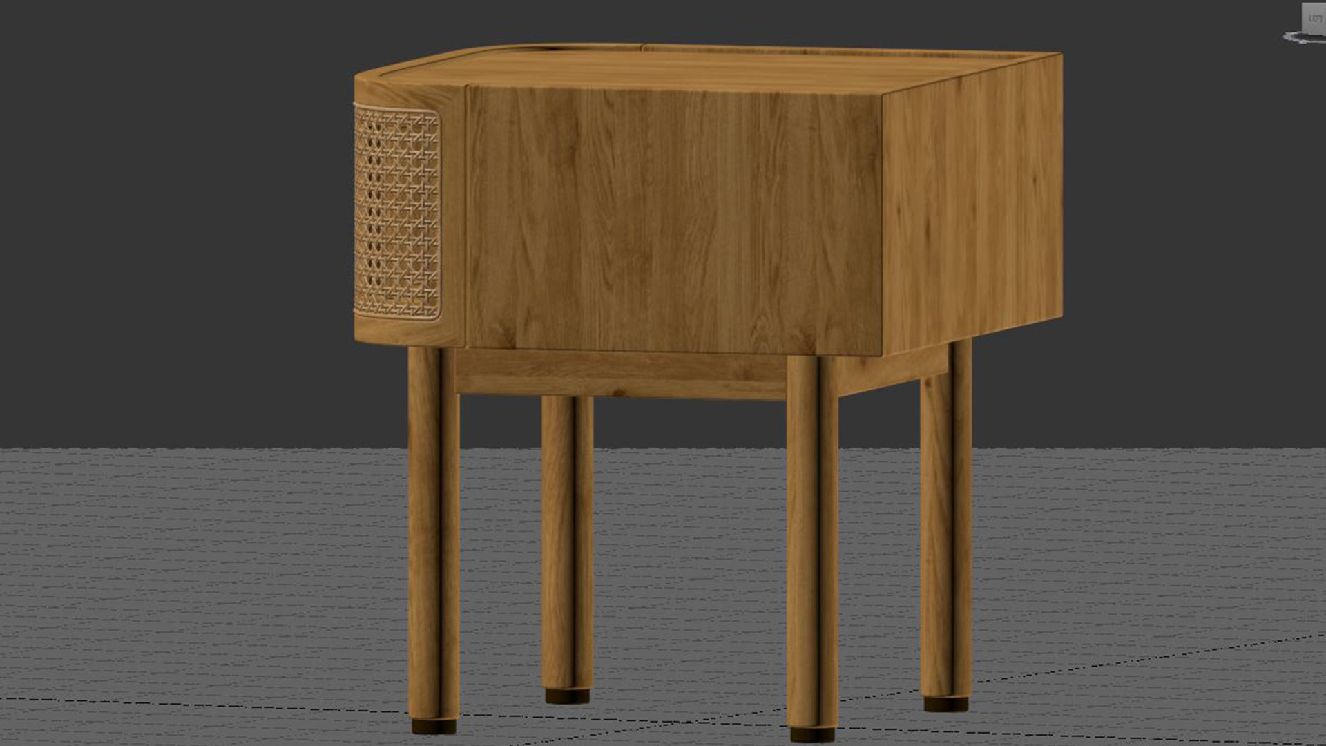 Ankhara Bedside Table 3D model_4