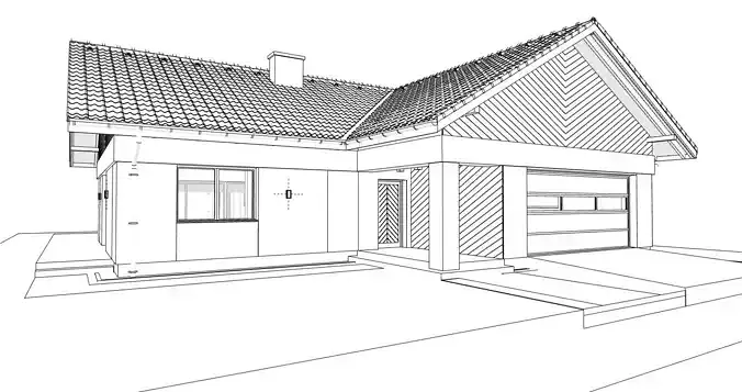 modern barn house sketchup and twinmotion