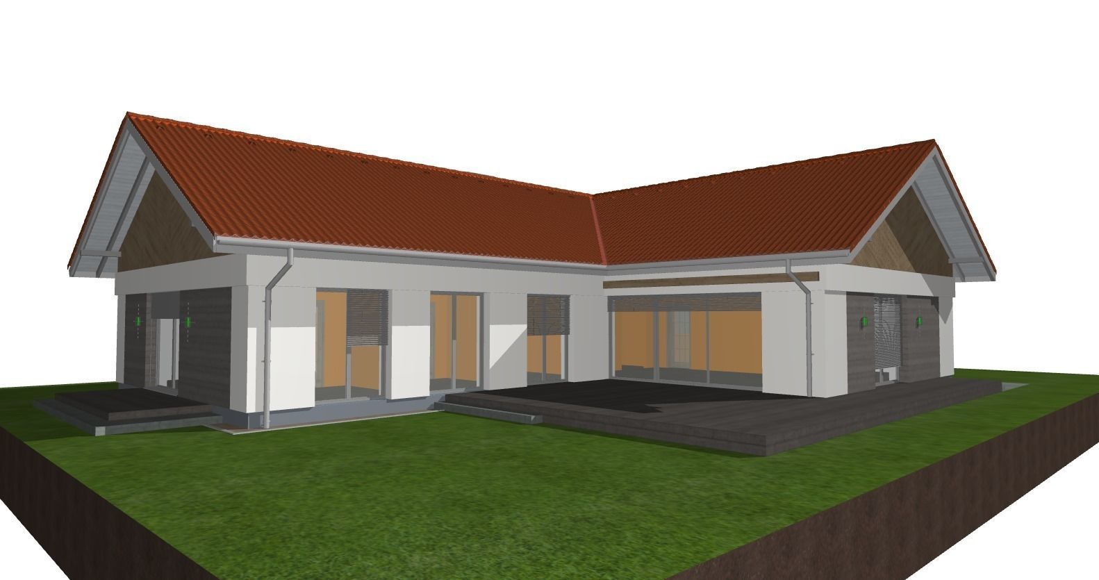 modern barn house sketchup and twinmotion 3D model_7
