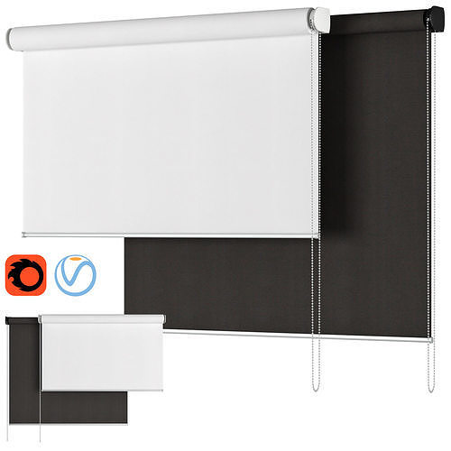 Roller Blind 103 HUDSON 3D model