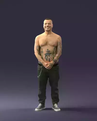 000285 Tattooed Man 0831