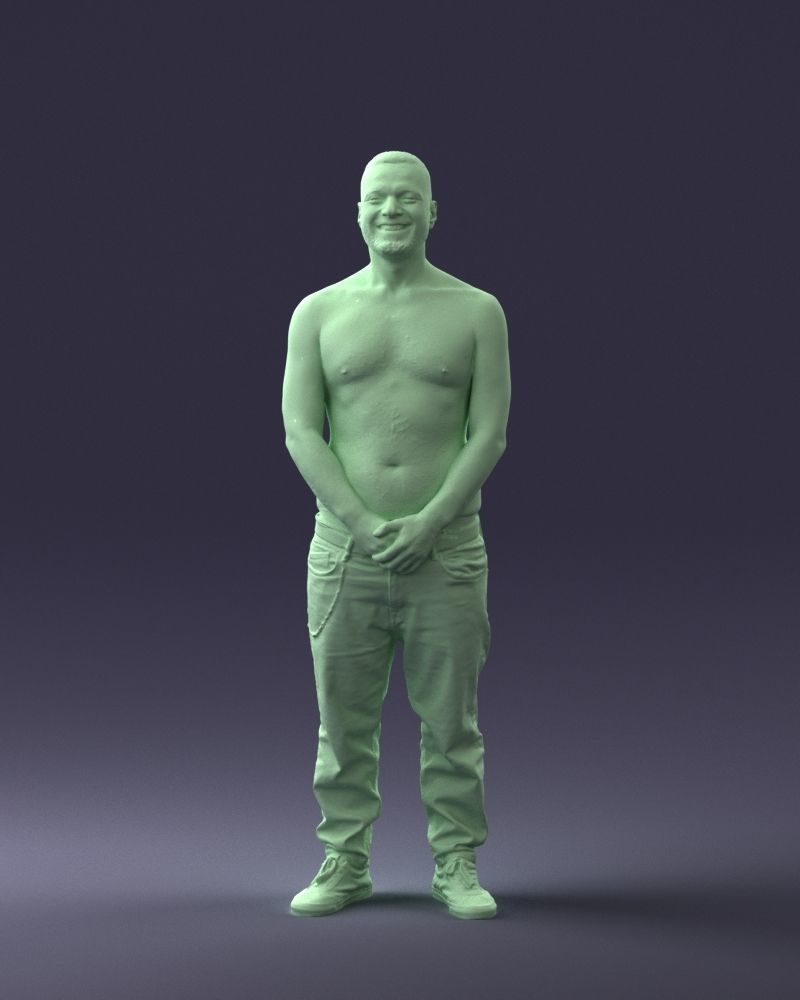 000285 Tattooed Man 0831 3D model_2