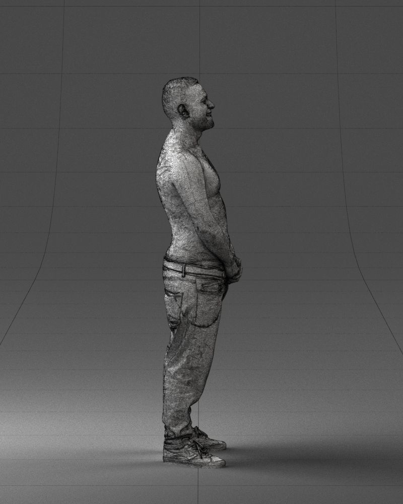 000285 Tattooed Man 0831 3D model_9