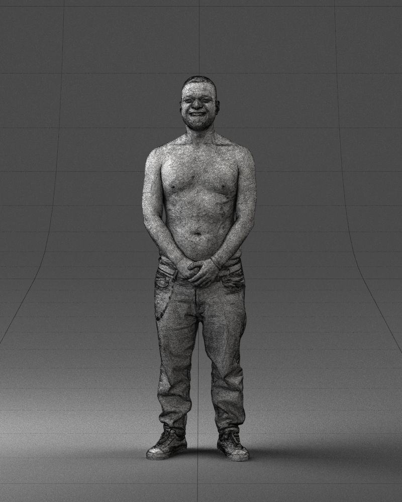 000285 Tattooed Man 0831 3D model_3