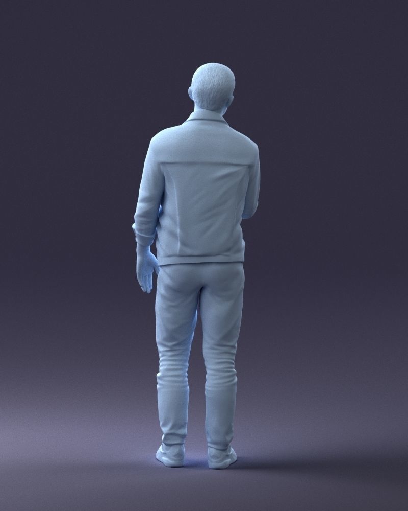 000220 Young Male in Blue Jacket Thumbs-Up 1121 3dp 3D print model_19