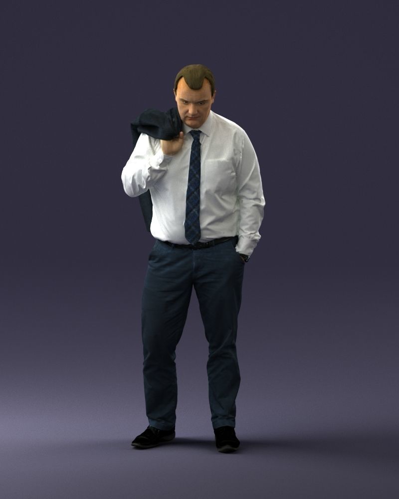 000034 Man with jacket 0928 3dp 3D print model_15