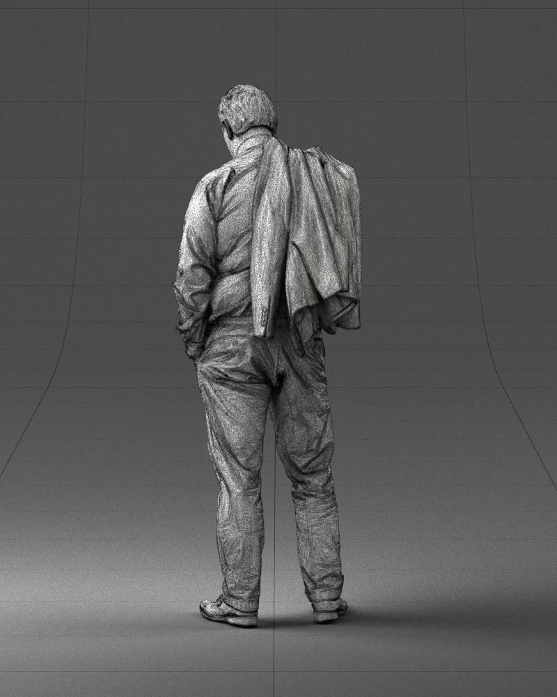 000034 Man with jacket 0928 3dp 3D print model_11