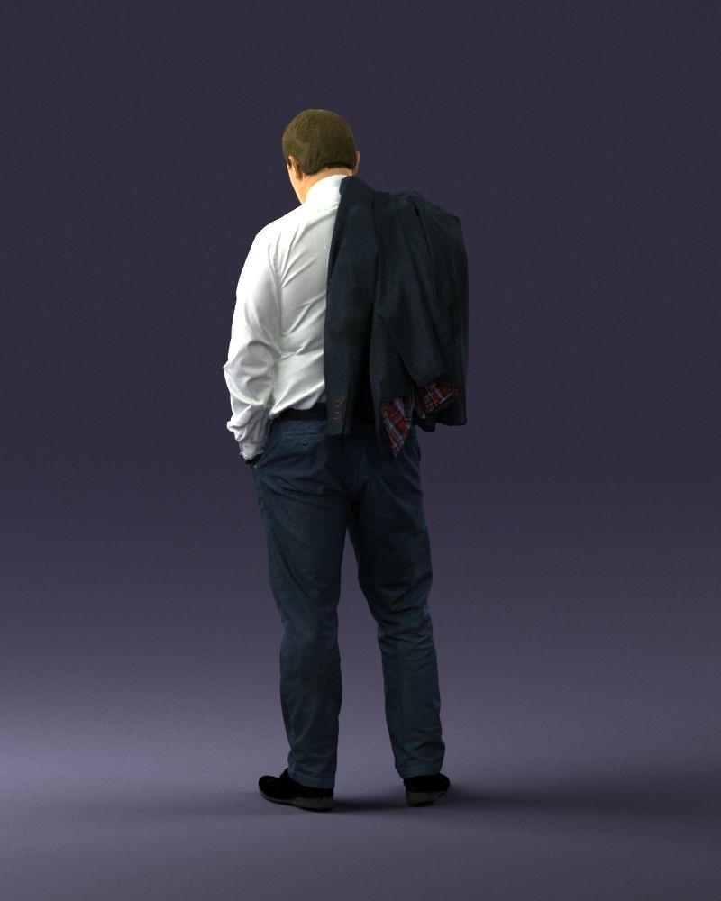 000034 Man with jacket 0928 3dp 3D print model_9