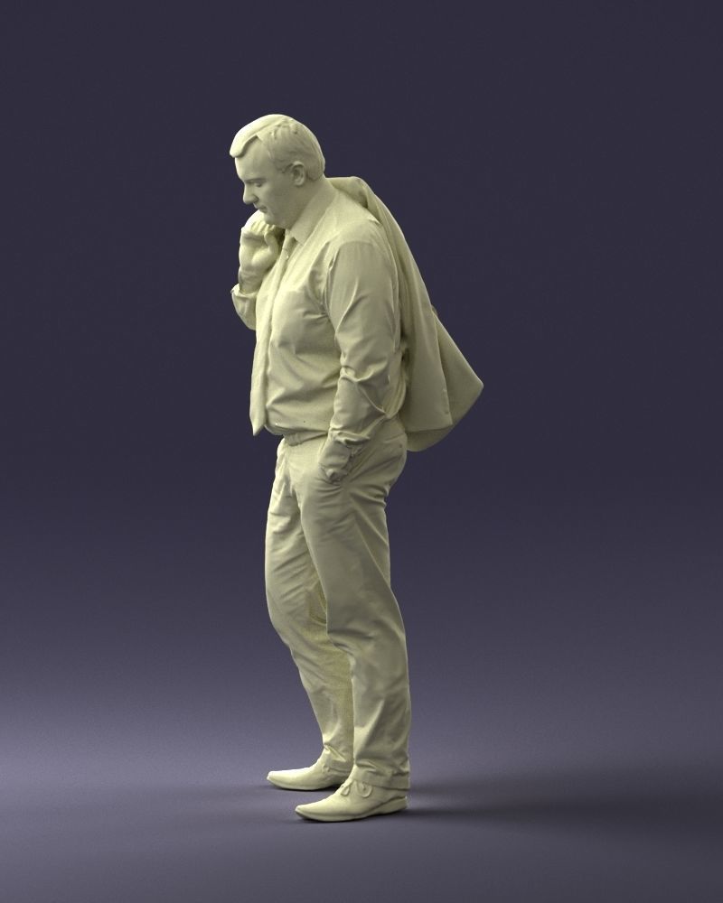 000034 Man with jacket 0928 3dp 3D print model_13