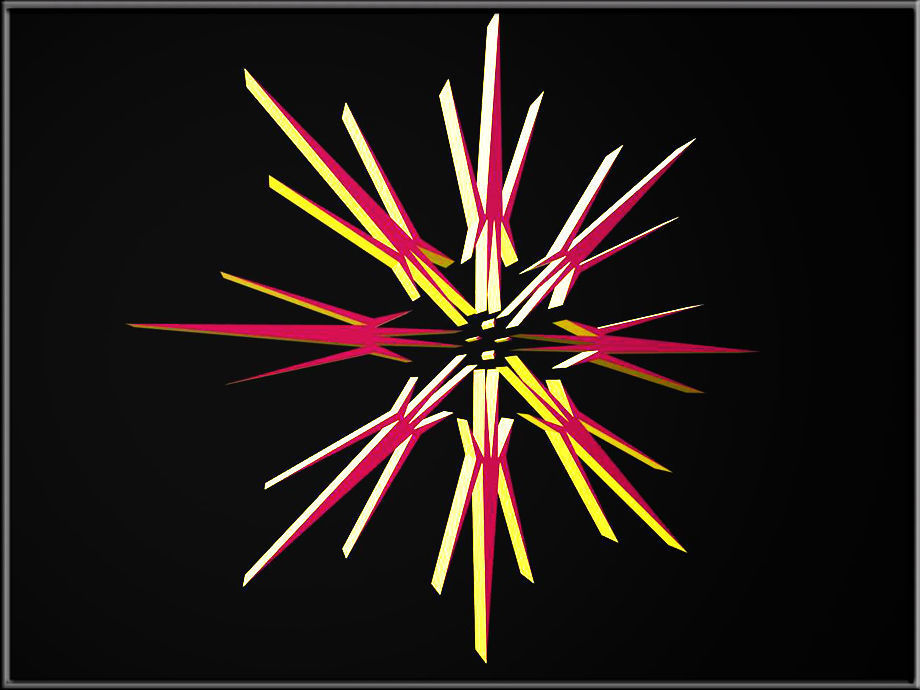 Snowflake 11 Low-poly 3D model_4