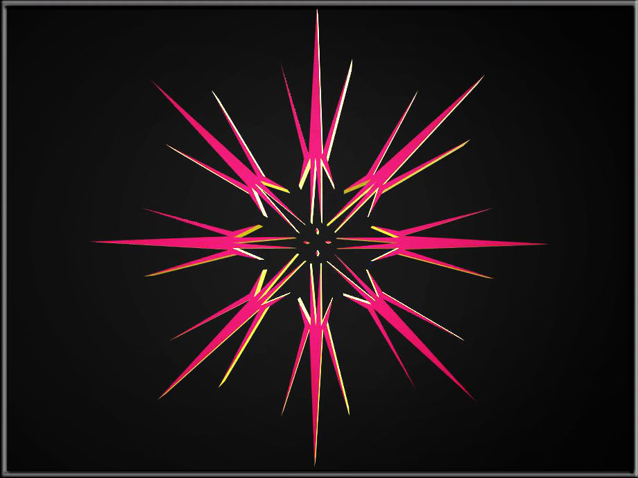 Snowflake 11 Low-poly 3D model_3