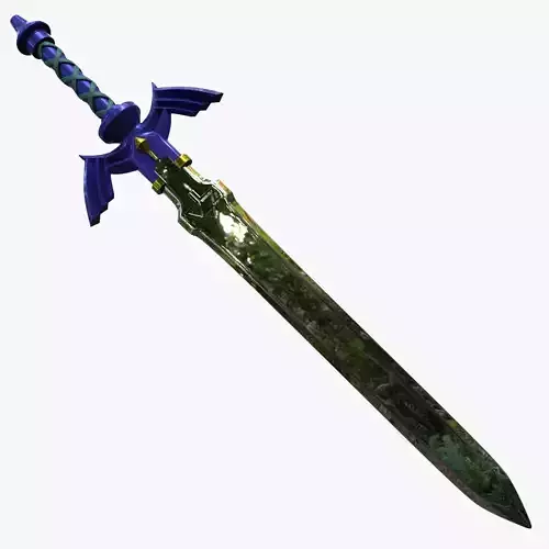 Links Master Sword Low-poly 3D model