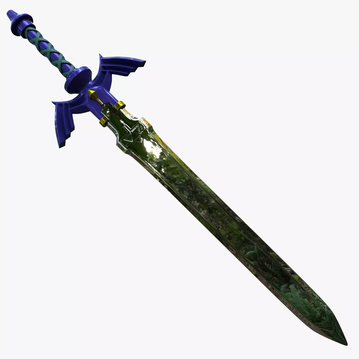 Links Master Sword Low-poly 3D model