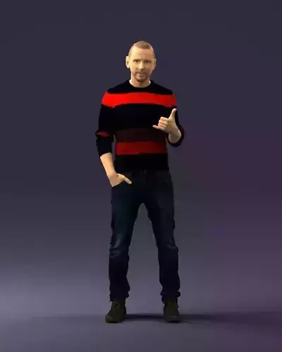 Man in the sweater from Elm street 0282