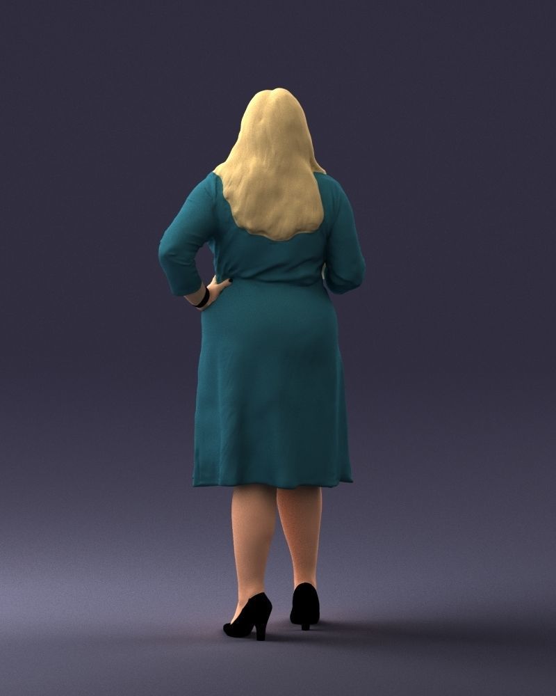 000332 Confident Woman with Money 0122 3dp 3D print model_19