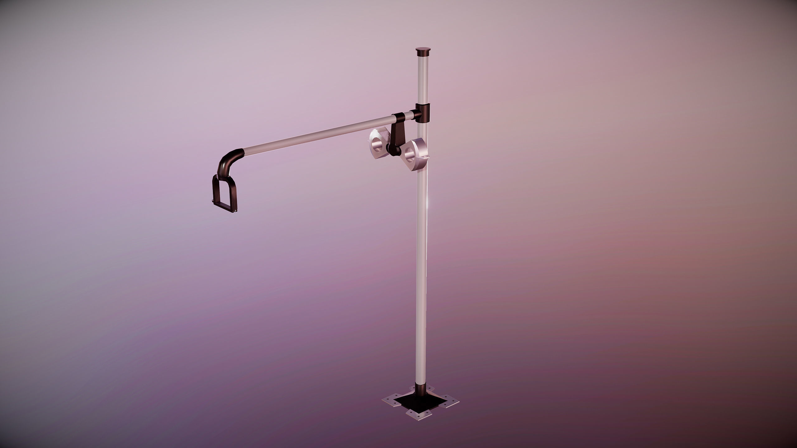 BDSM Subjugator Low-poly 3D model_4
