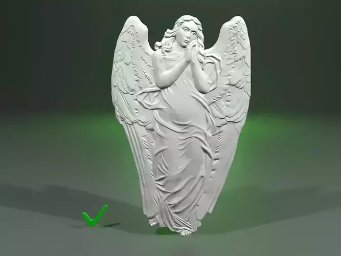 Angel for CNC or 3D Print
