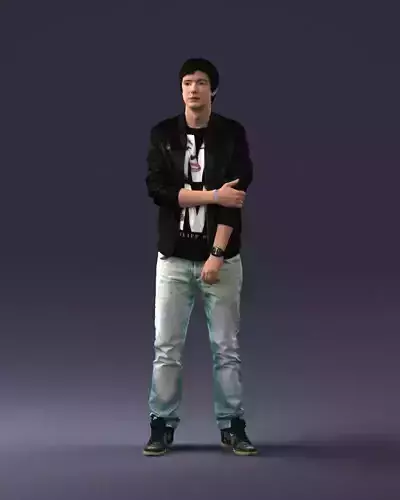 Man in a jacket and jeans 0226 3D Print Ready