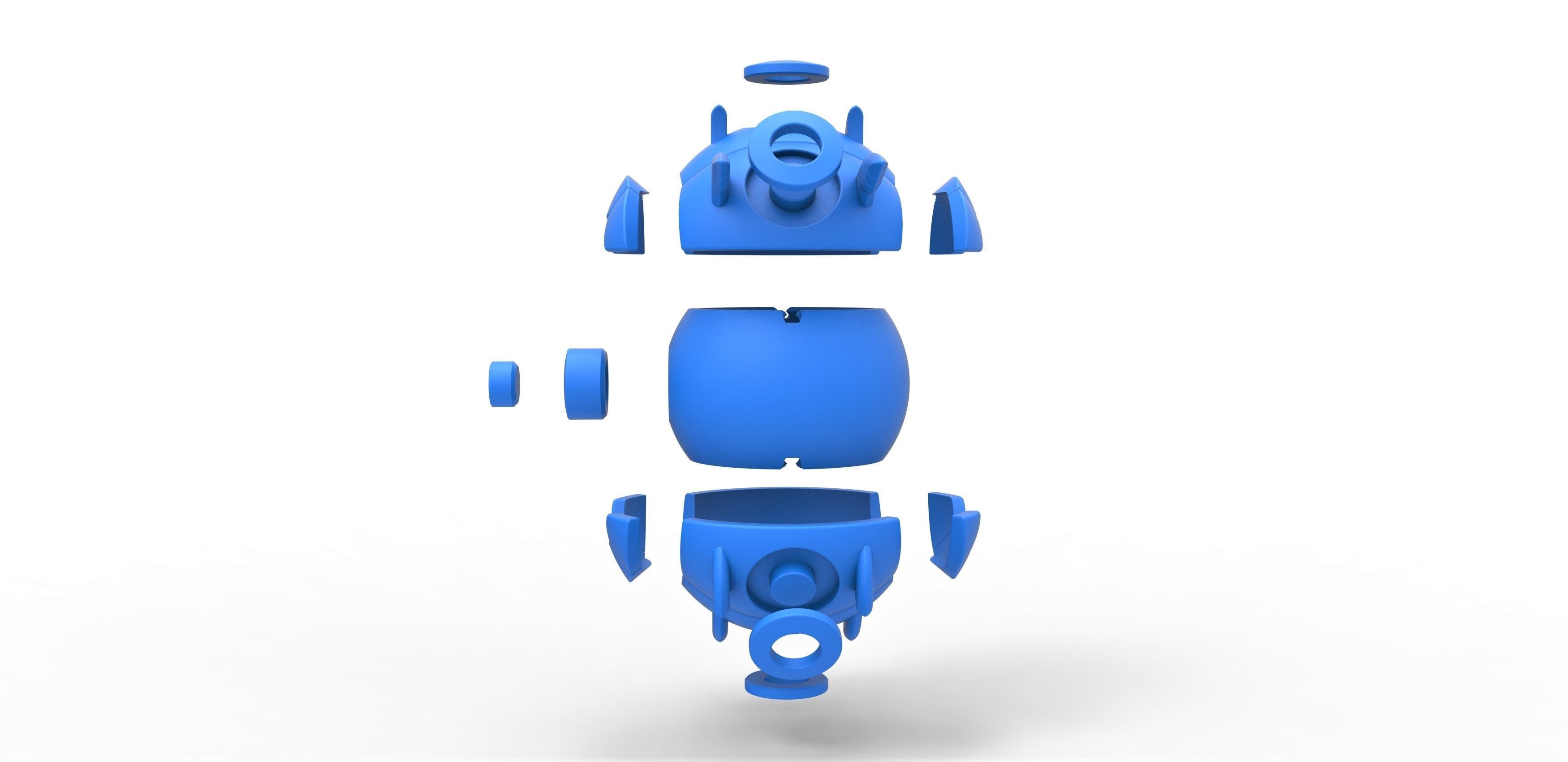 Whirlipede orb 3D print model_20