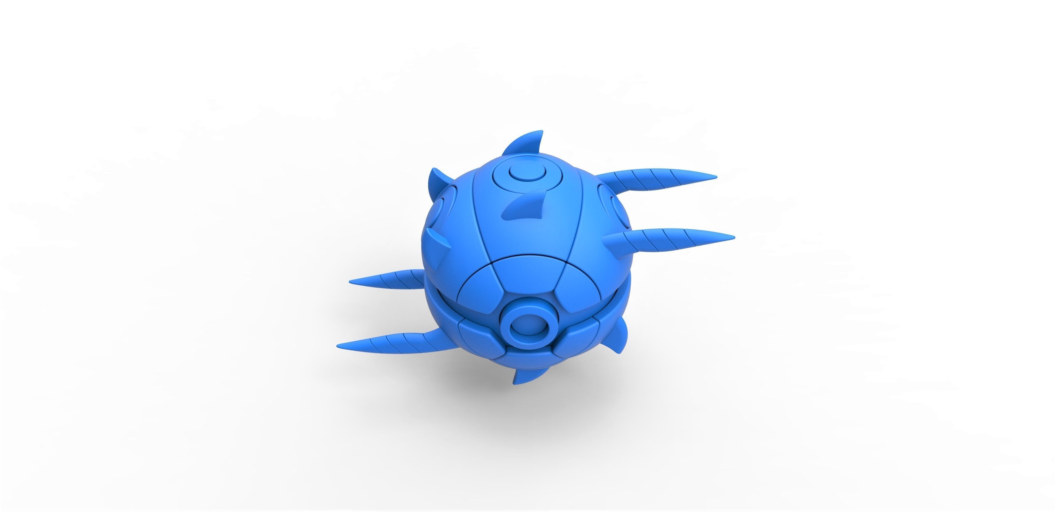 Whirlipede orb 3D print model_12