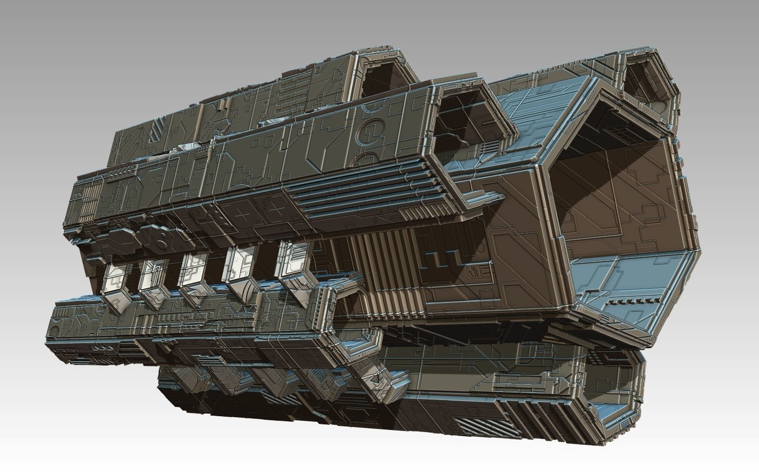 space equipment node 00129 3D model_6