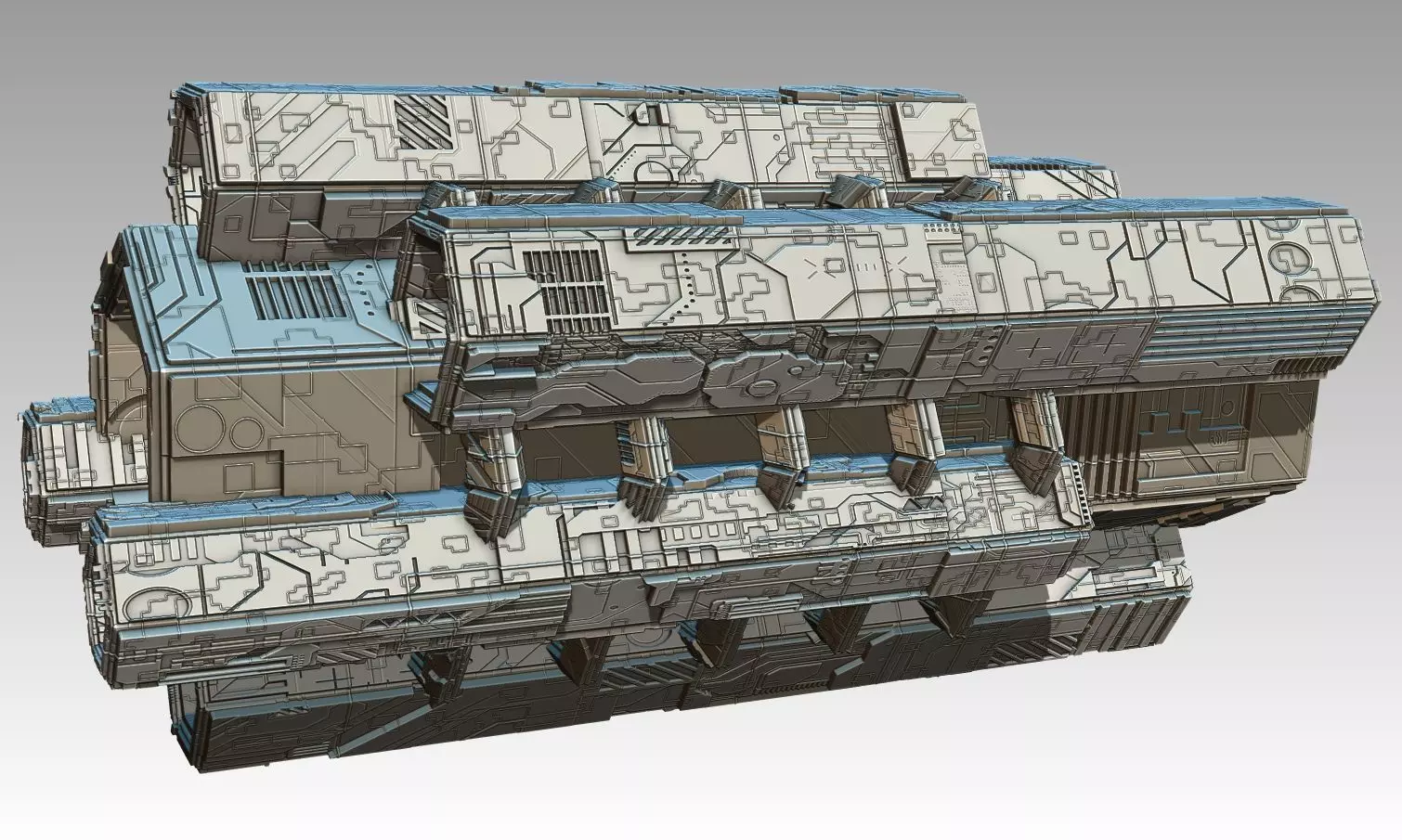 space equipment node 00129 3D model_0