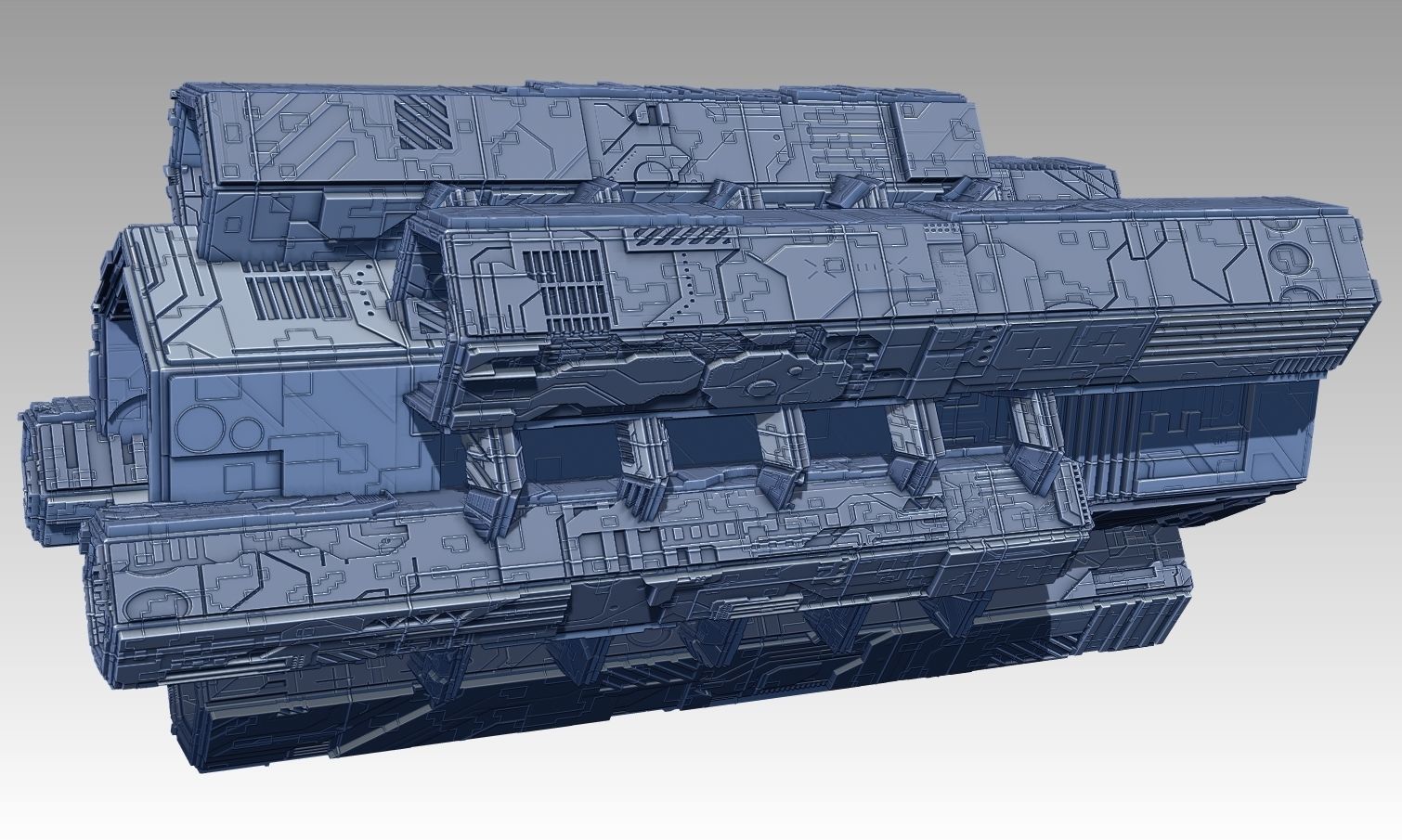 space equipment node 00129 3D model_1