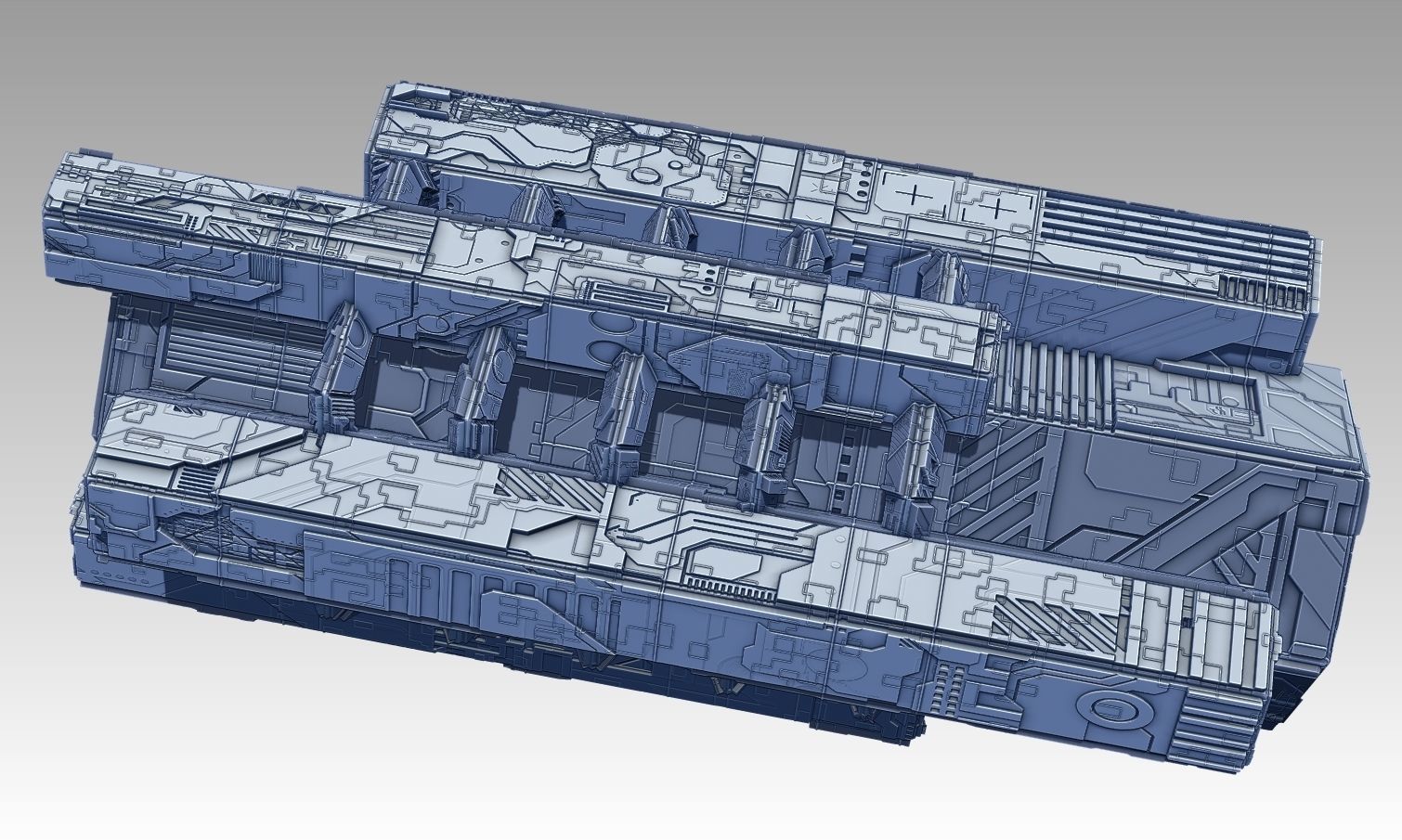 space equipment node 00129 3D model_4