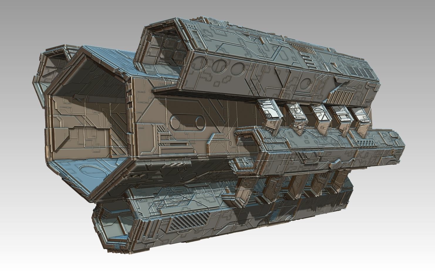 space equipment node 00129 3D model_9