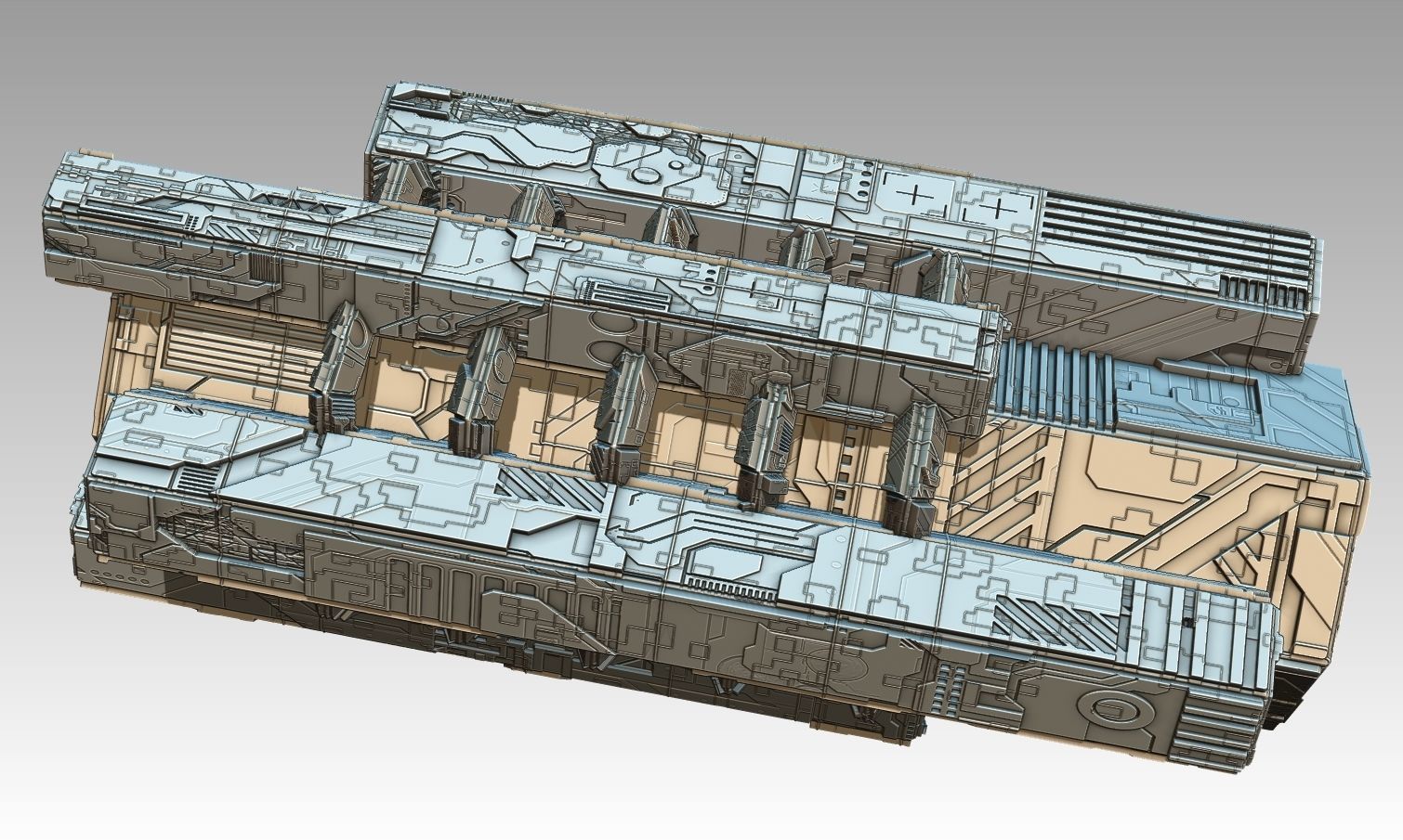 space equipment node 00129 3D model_3