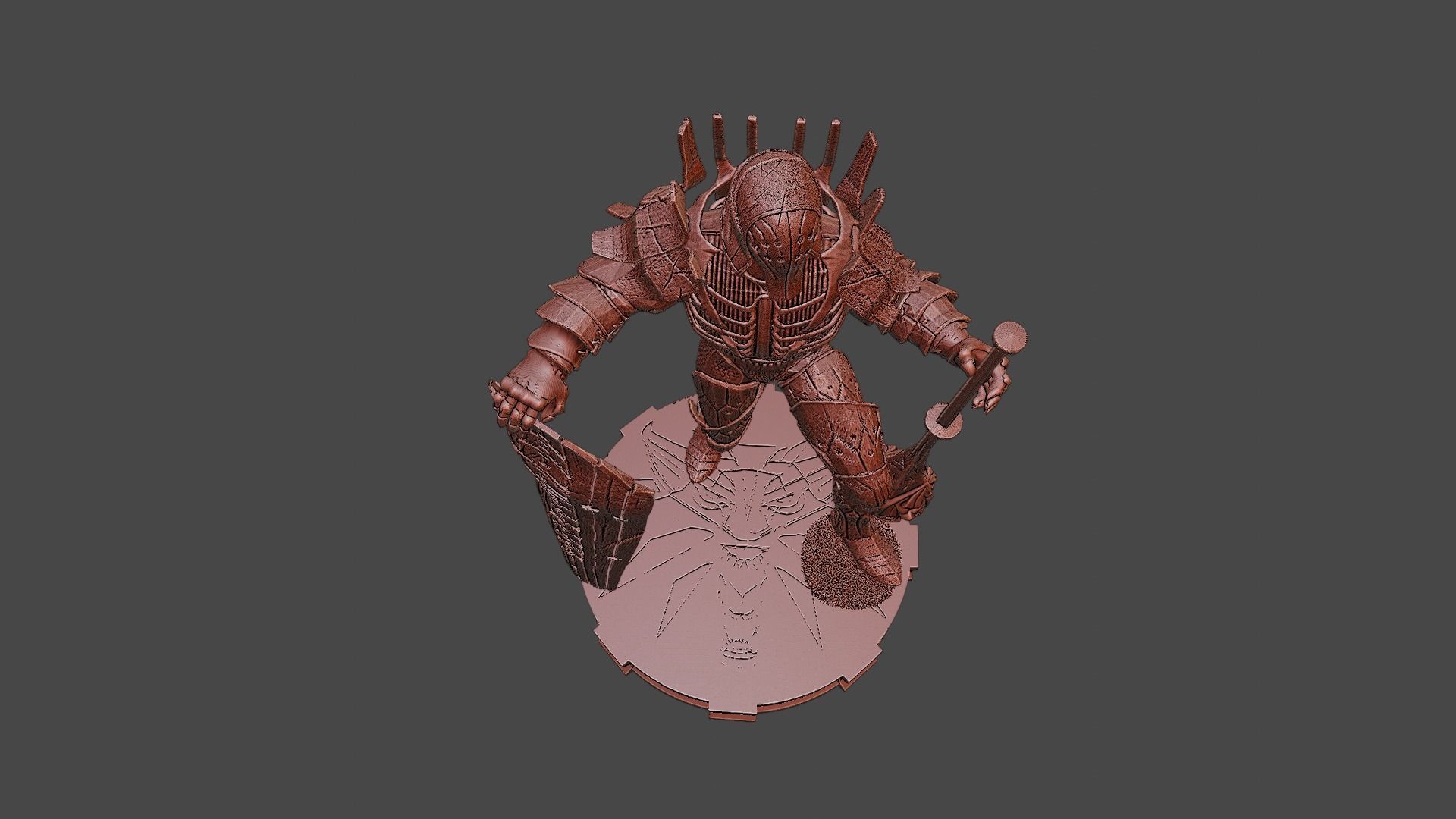 Witcher 3 Wild hunt - Imlerith 3D print model_4