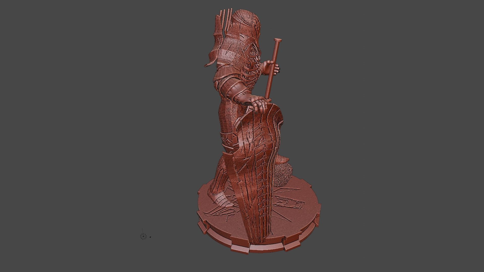 Witcher 3 Wild hunt - Imlerith 3D print model_1