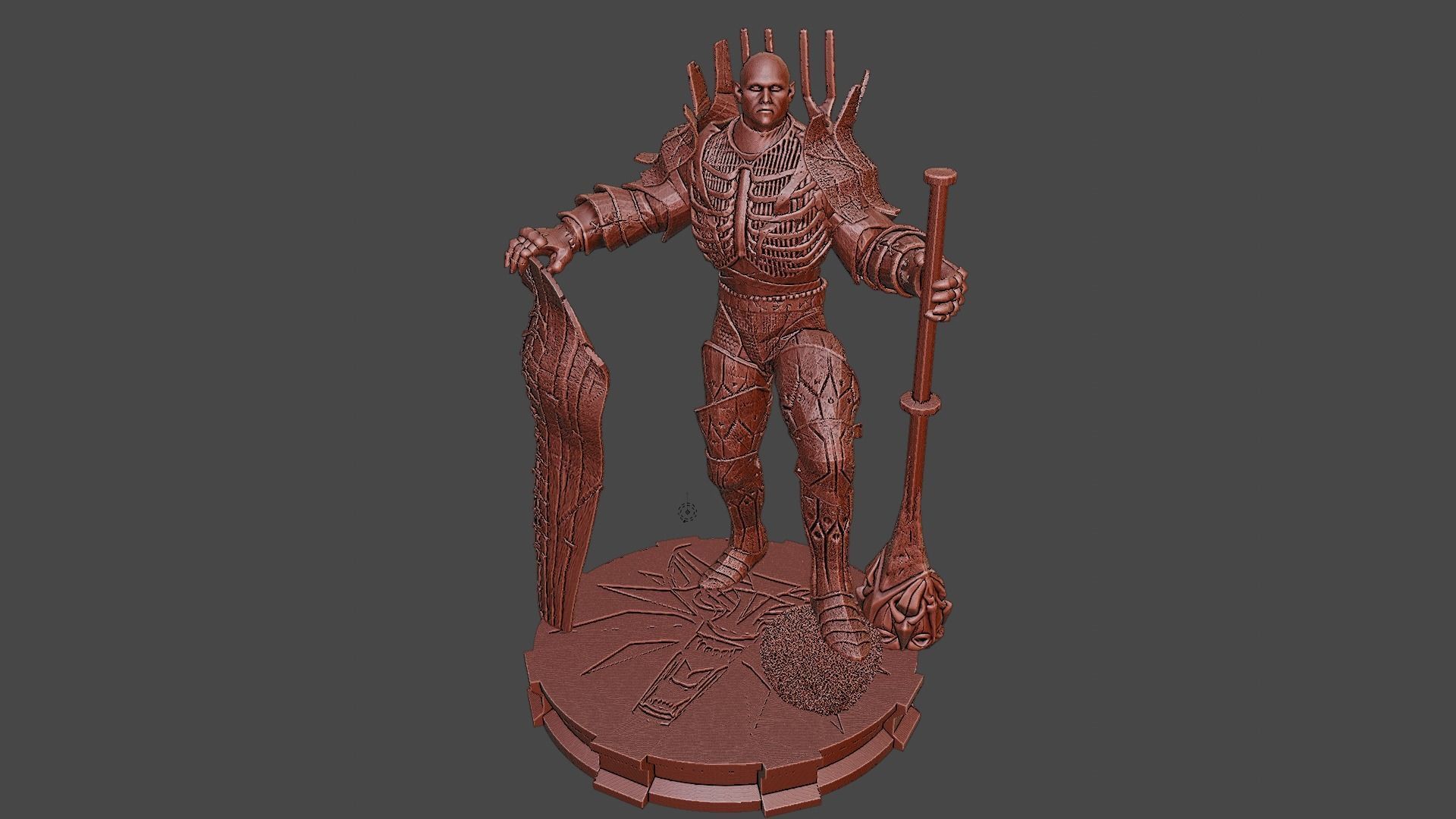 Witcher 3 Wild hunt - Imlerith 3D print model_6