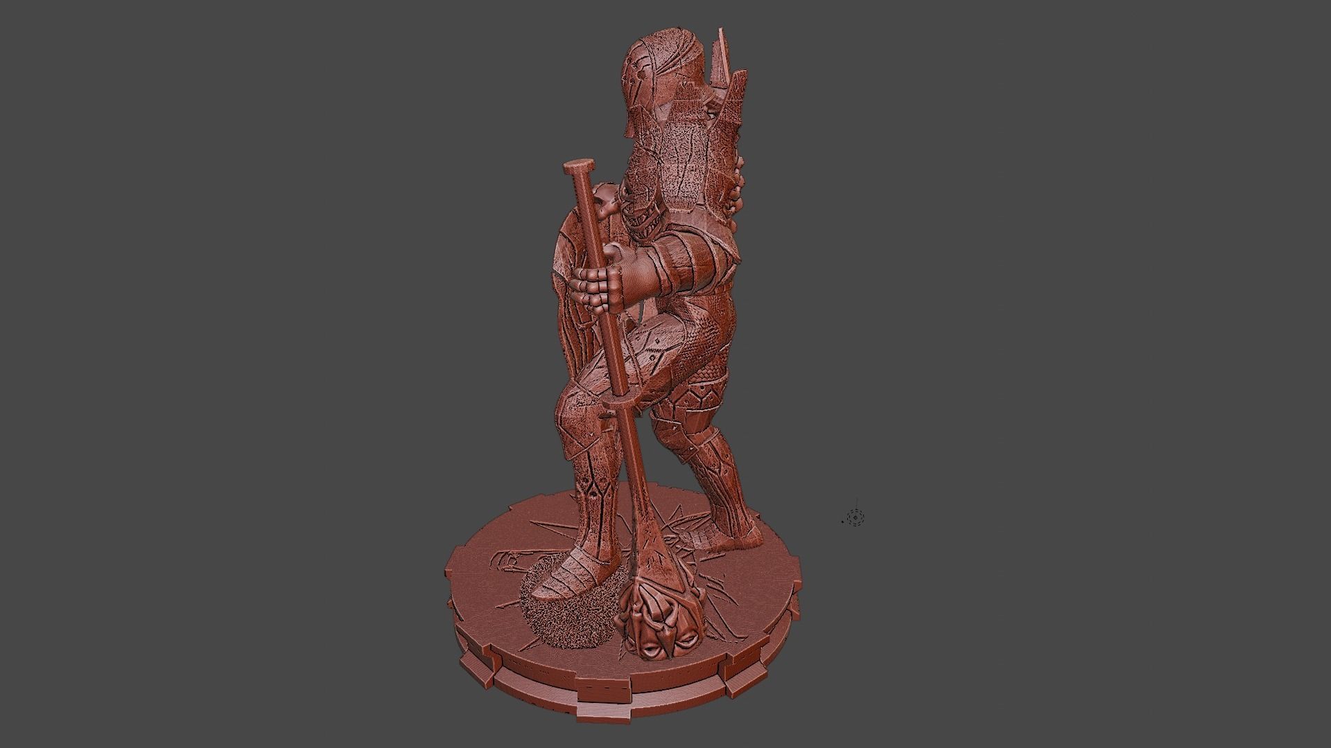 Witcher 3 Wild hunt - Imlerith 3D print model_3