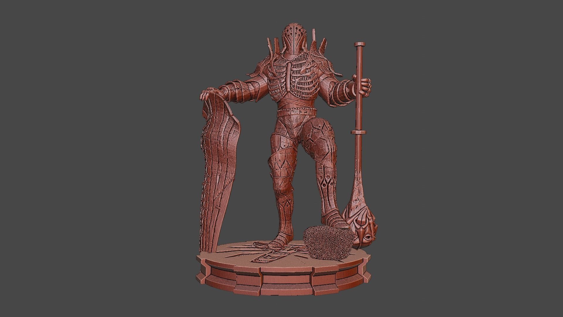 Witcher 3 Wild hunt - Imlerith 3D print model_5