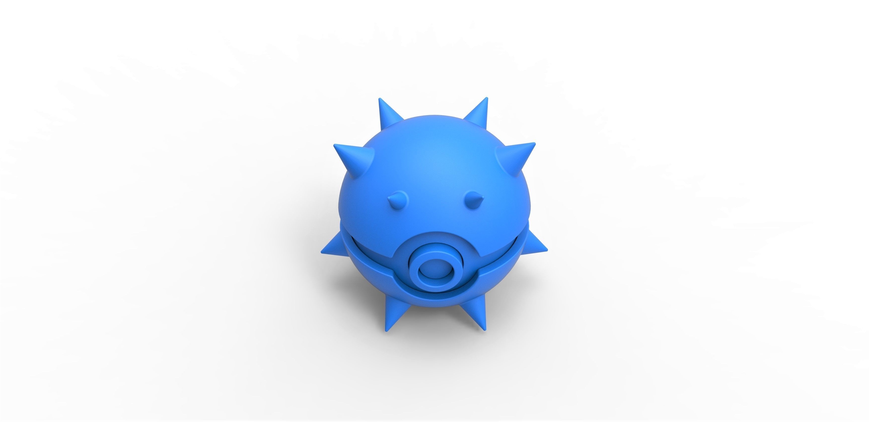 Qwilfish orb 3D print model_12