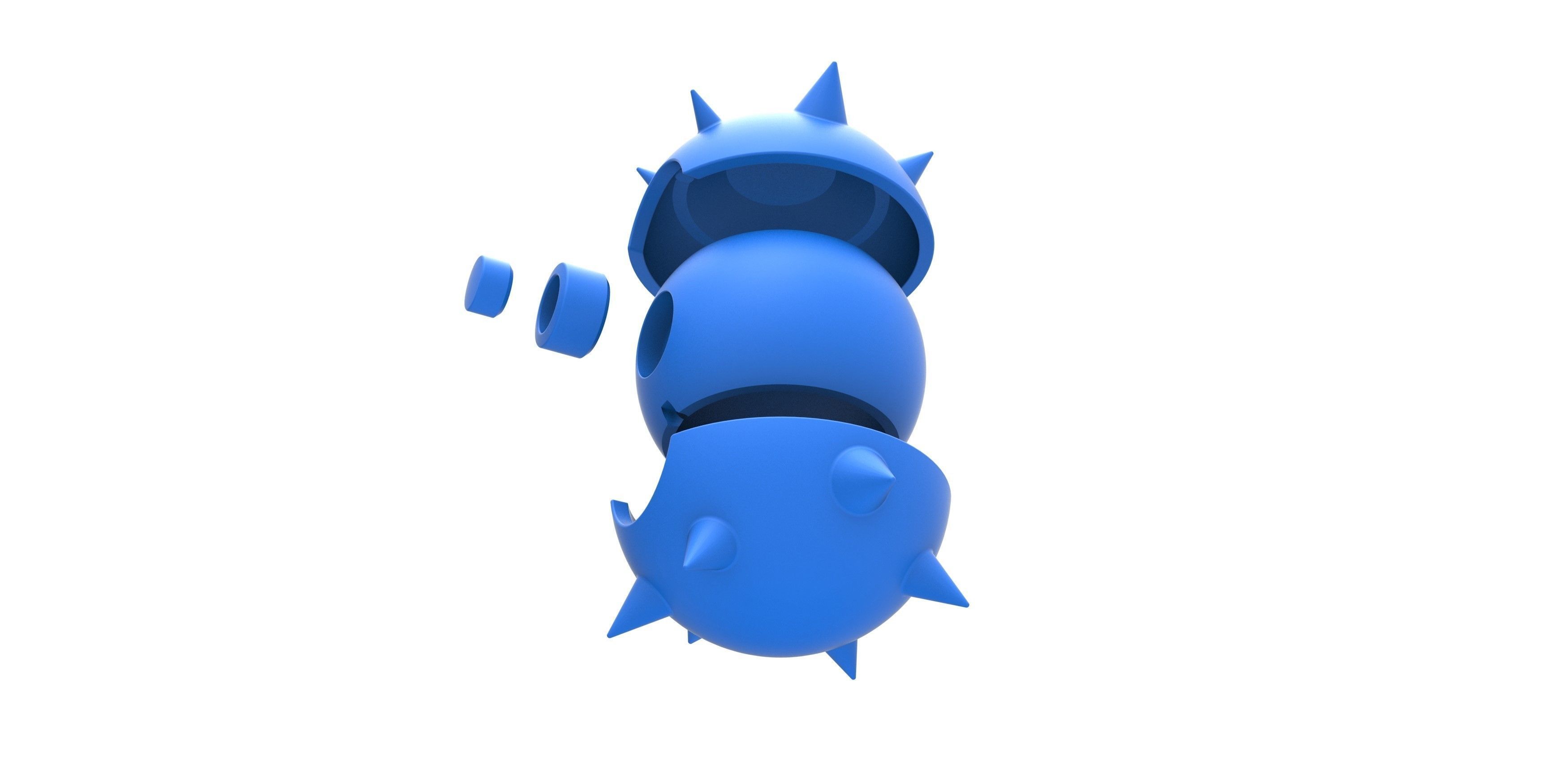 Qwilfish orb 3D print model_19