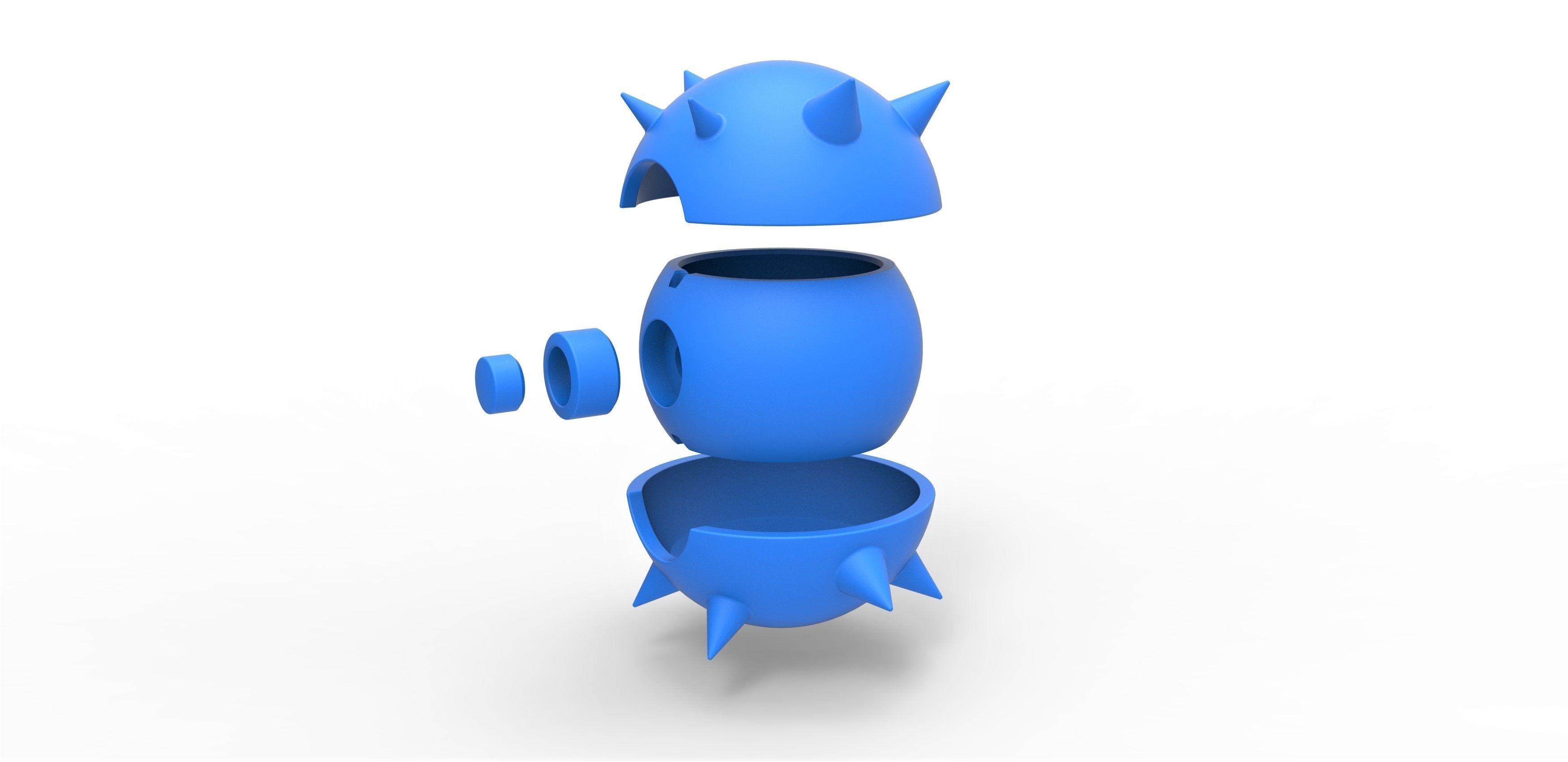 Qwilfish orb 3D print model_18
