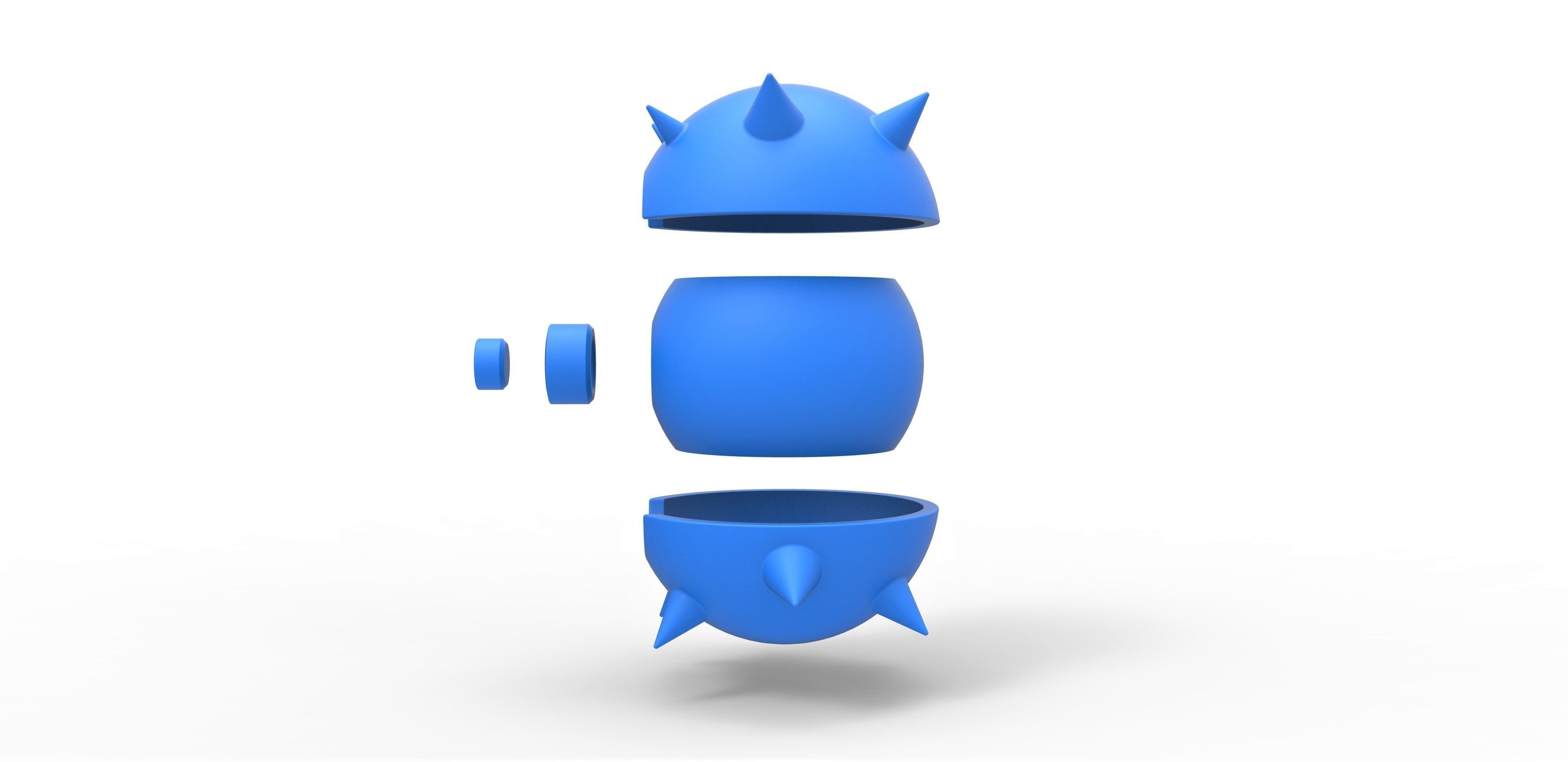 Qwilfish orb 3D print model_21