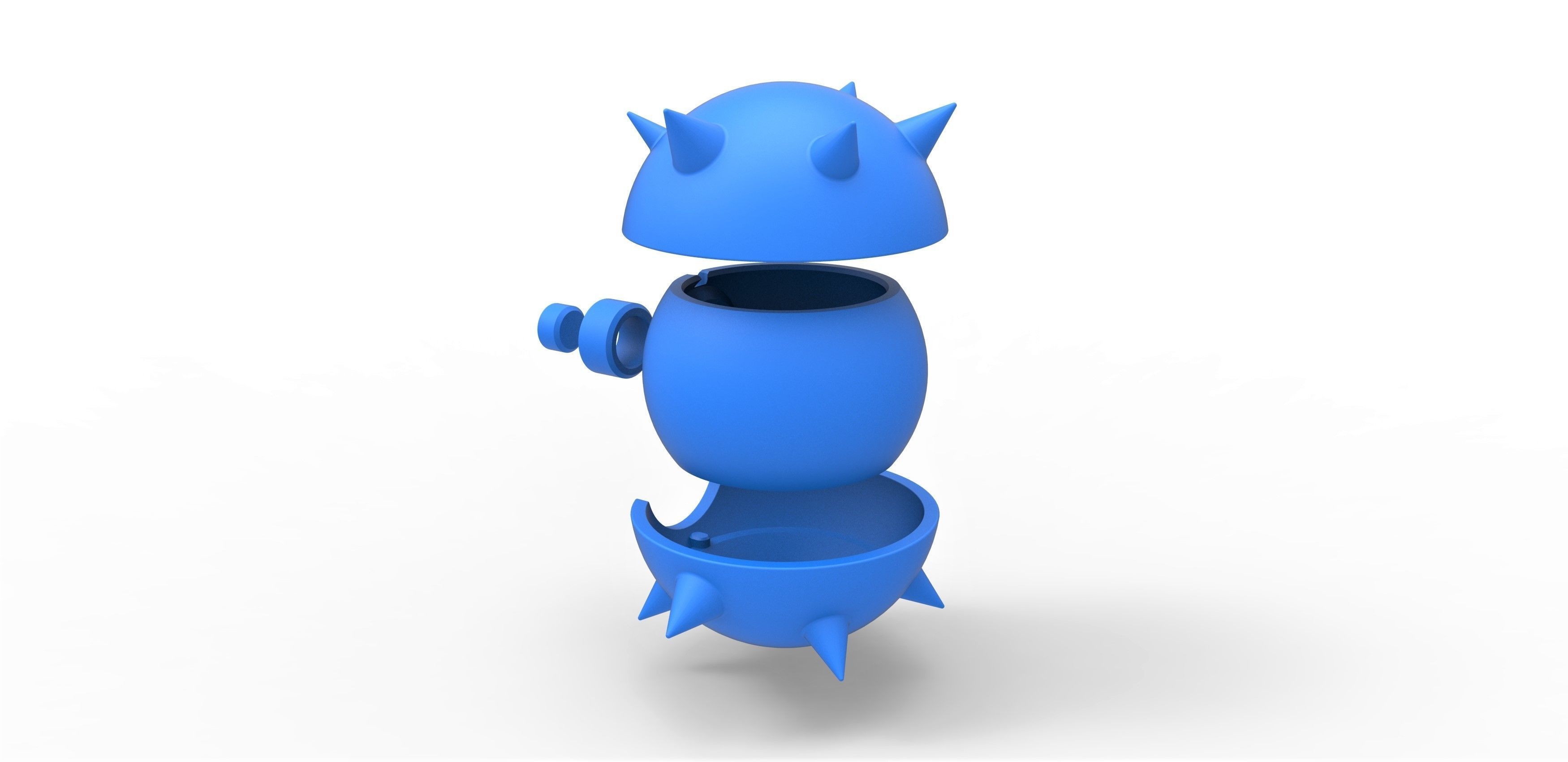 Qwilfish orb 3D print model_22