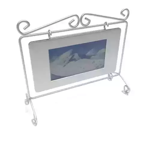 Picture Frame Metal Scroll Sleek