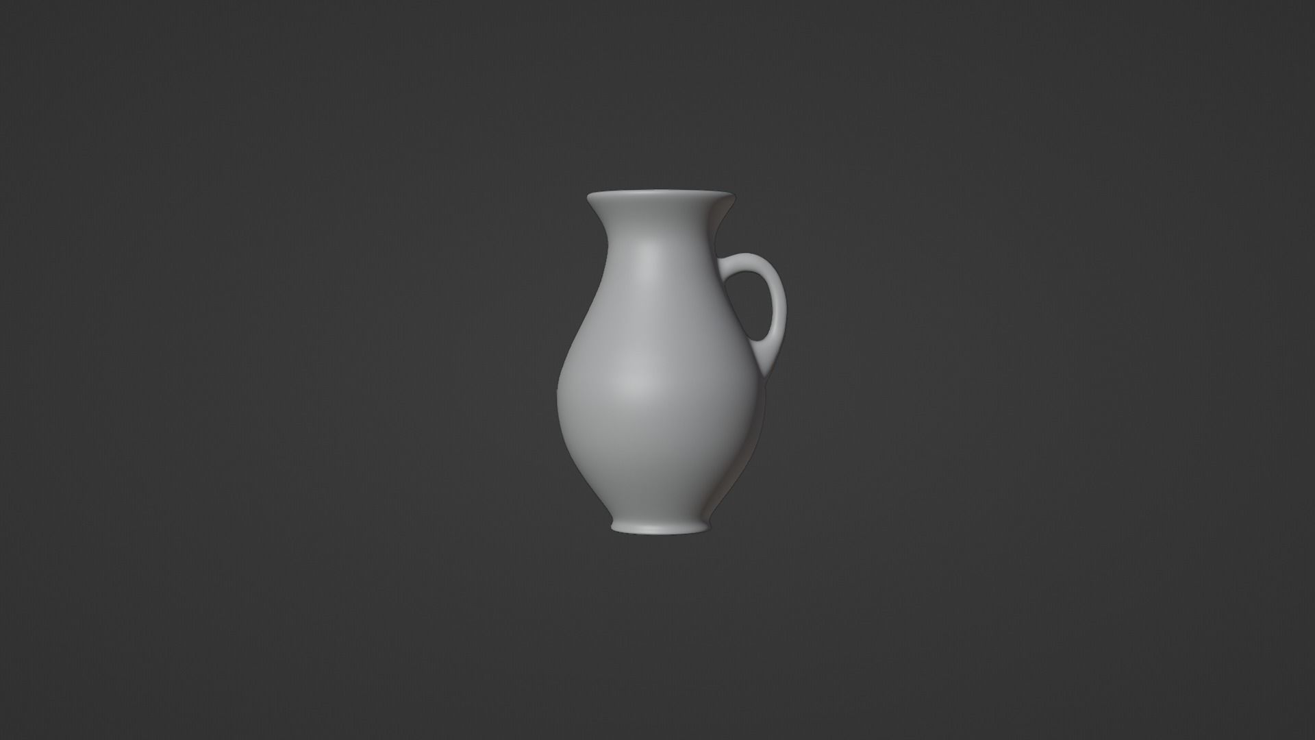 Black porcelain vase and mugs set 3D model_5