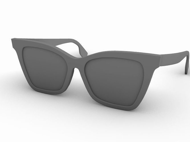 Womens Sunglasses BE4346 53 3D print model